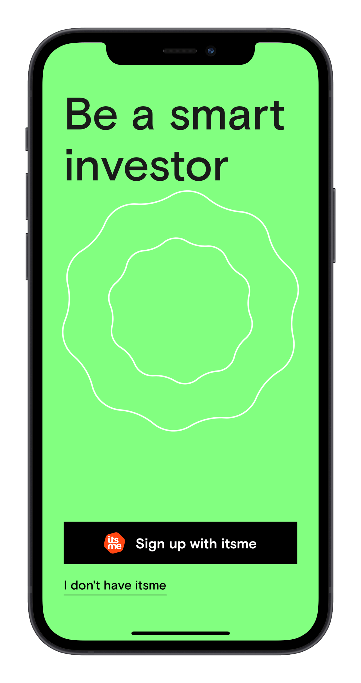Home screen of the Curvo app