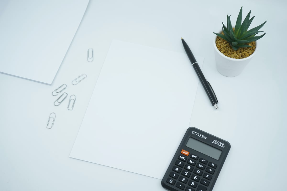 Budget template for savings