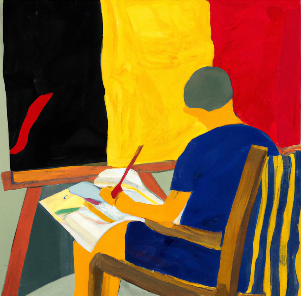A person declaring their TOB with the background of the Belgian flag