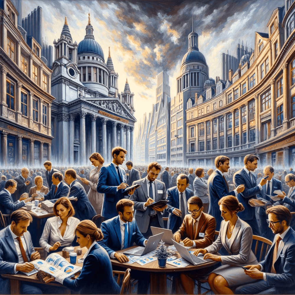 Image showing different brokers in Europe