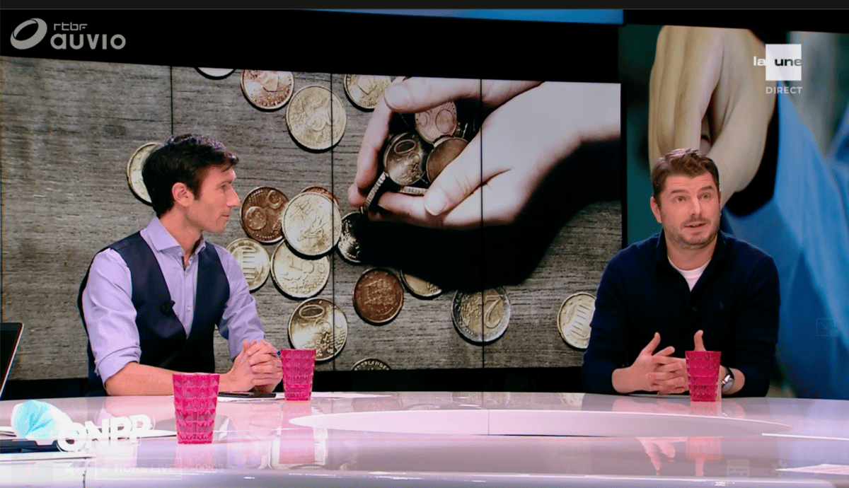 Analysing our appearance on Belgian national TV and in "Le Soir"